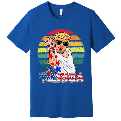 Funny Trump Salt Merica Freedom 4th Of July Great Gift Premium T-Shirt