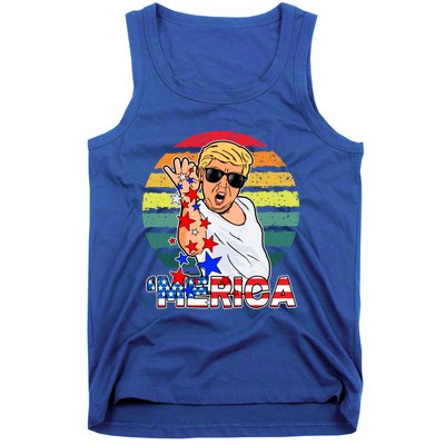 Funny Trump Salt Merica Freedom 4th Of July Great Gift Tank Top