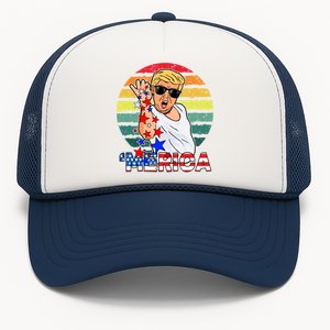 Funny Trump Salt Merica Freedom 4th Of July Great Gift Trucker Hat