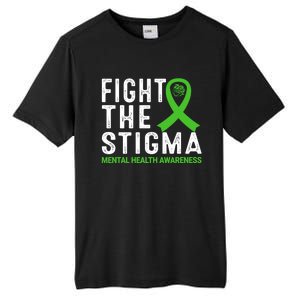 Fight The Stigma Tal Health Awareness Gift Tall Fusion ChromaSoft Performance T-Shirt