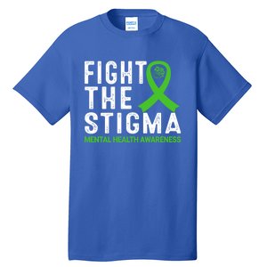 Fight The Stigma Tal Health Awareness Gift Tall T-Shirt