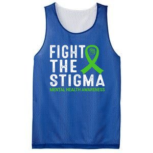 Fight The Stigma Tal Health Awareness Gift Mesh Reversible Basketball Jersey Tank