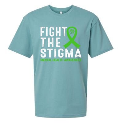 Fight The Stigma Tal Health Awareness Gift Sueded Cloud Jersey T-Shirt