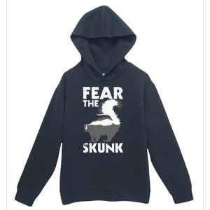 Fear The Skunk Zoologist Zookeeper Wildlife Animal Lover Urban Pullover Hoodie