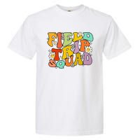 Field Trip Squad Hippie Kids Retro Groovy Field Day Teachers Garment-Dyed Heavyweight T-Shirt