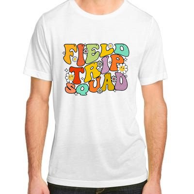 Field Trip Squad Hippie Kids Retro Groovy Field Day Teachers Adult ChromaSoft Performance T-Shirt