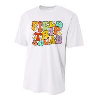 Field Trip Squad Hippie Kids Retro Groovy Field Day Teachers Performance Sprint T-Shirt