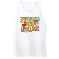 Field Trip Squad Hippie Kids Retro Groovy Field Day Teachers PosiCharge Competitor Tank