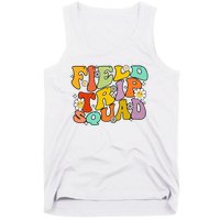 Field Trip Squad Hippie Kids Retro Groovy Field Day Teachers Tank Top