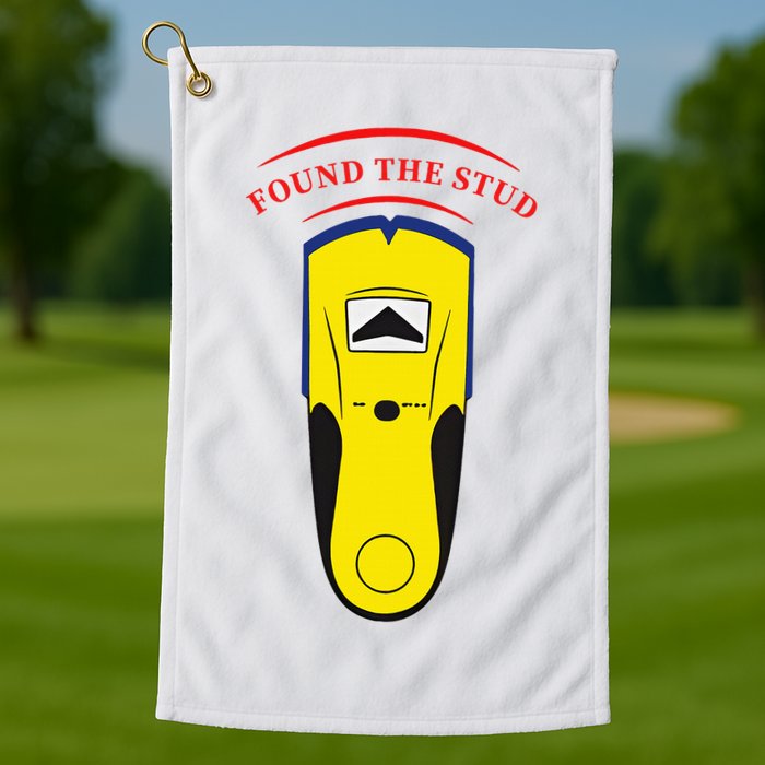Found The Stud Golf Towel