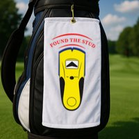 Found The Stud Golf Towel