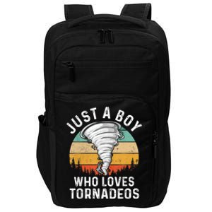 Funny Tornado Storm Chasing Twister Hurricane Boys Impact Tech Backpack