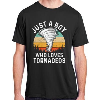 Funny Tornado Storm Chasing Twister Hurricane Boys Adult ChromaSoft Performance T-Shirt