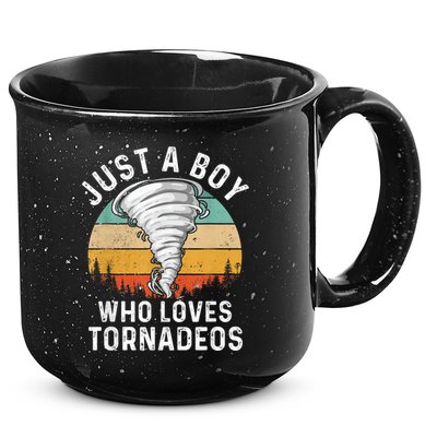 Funny Tornado Storm Chasing Twister Hurricane Boys 15oz Campfire Ceramic Mug