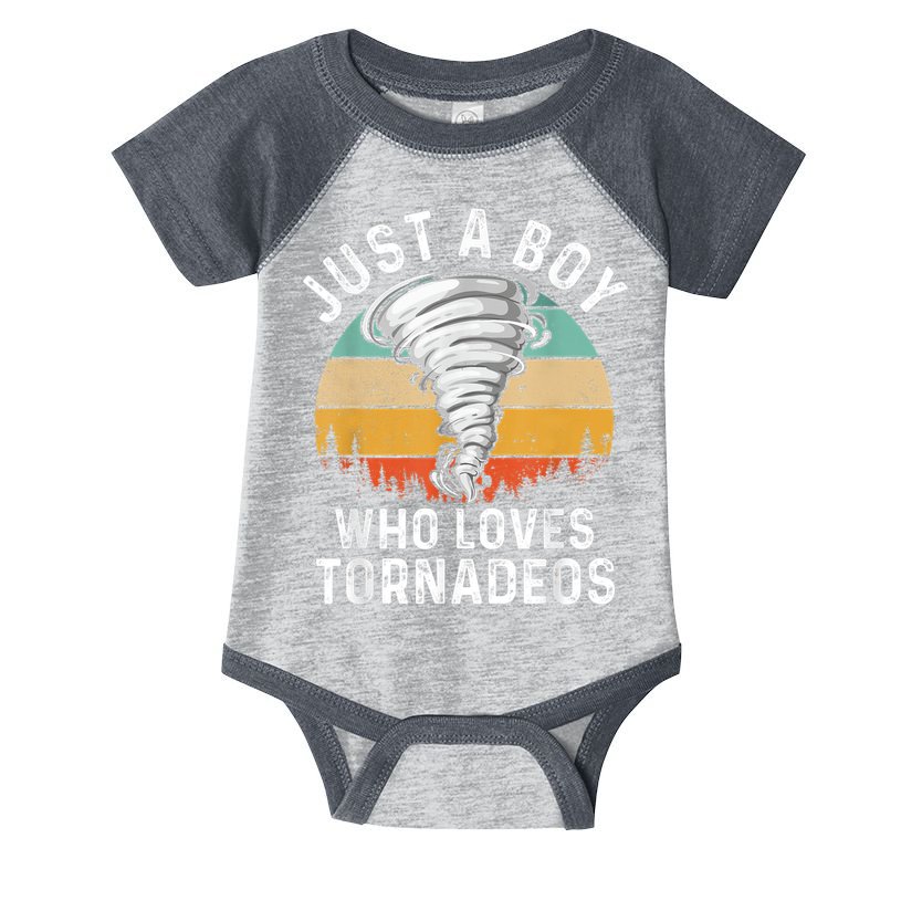 Funny Tornado Storm Chasing Twister Hurricane Boys Infant Baby Jersey Bodysuit