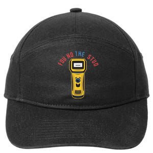 Found The Stud Funny For Women Electritian Plumber 7-Panel Snapback Hat