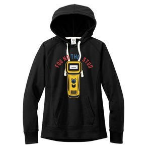 Found The Stud Funny For Women Electritian Plumber Women's Fleece Hoodie