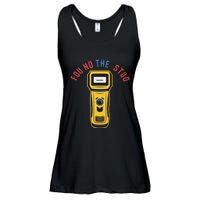 Found The Stud Funny For Women Electritian Plumber Ladies Essential Flowy Tank