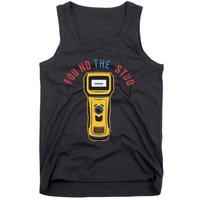 Found The Stud Funny For Women Electritian Plumber Tank Top