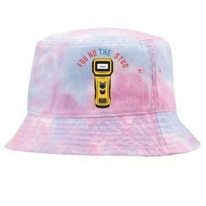 Found The Stud Funny For Women Electritian Plumber Tie-Dyed Bucket Hat