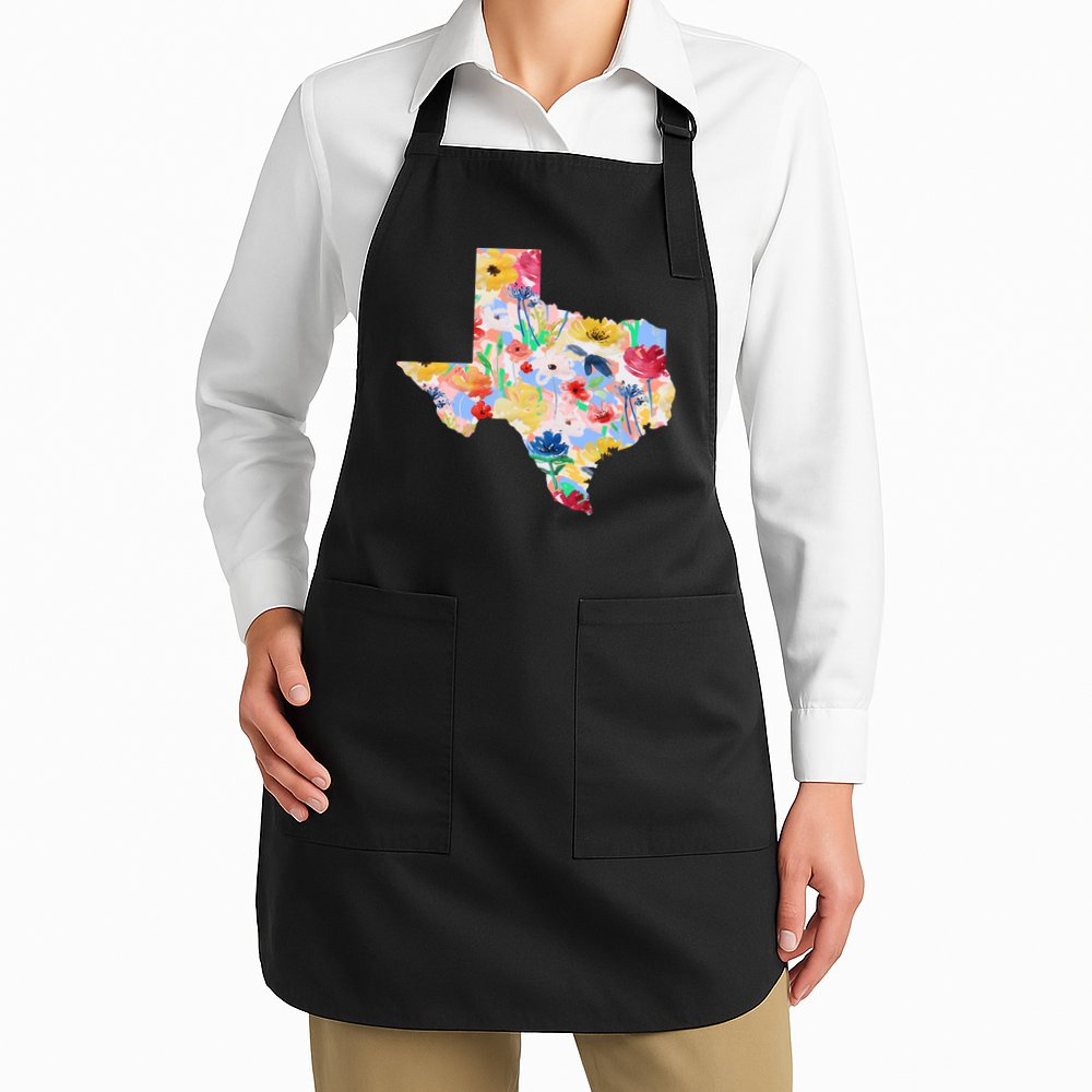 Flower Texas State Floral Design Apron
