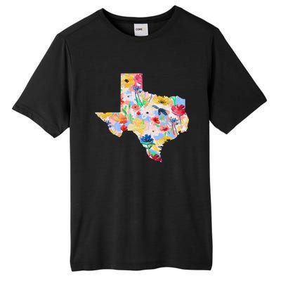 Flower Texas State Floral Design Tall Fusion ChromaSoft Performance T-Shirt