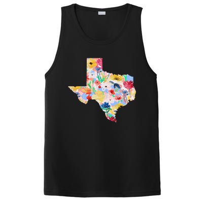 Flower Texas State Floral Design PosiCharge Competitor Tank