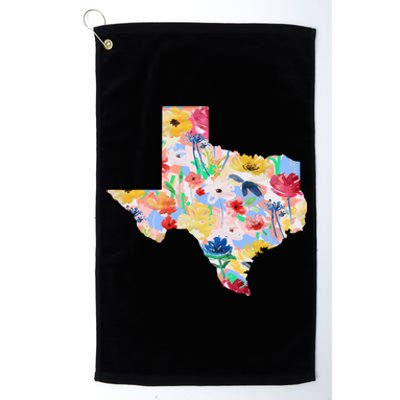 Flower Texas State Floral Design Platinum Collection Golf Towel