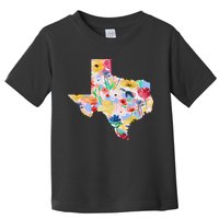 Flower Texas State Floral Design Toddler T-Shirt