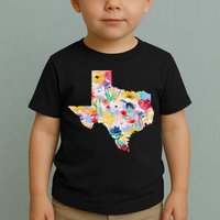 Flower Texas State Floral Design Toddler T-Shirt