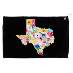 Flower Texas State Floral Design Grommeted Golf Towel