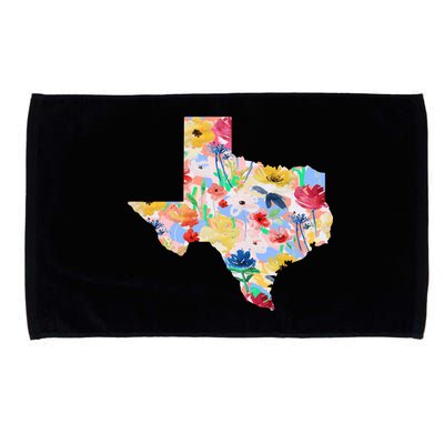 Flower Texas State Floral Design Microfiber Hand Towel