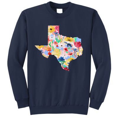 Flower Texas State Floral Design Sweatshirt