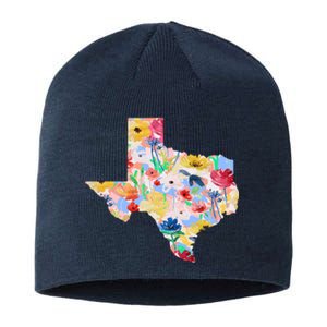 Flower Texas State Floral Design Sustainable Beanie