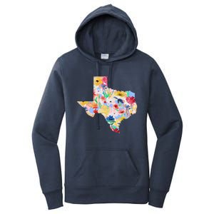 Flower Texas State Floral Design Women's Pullover Hoodie