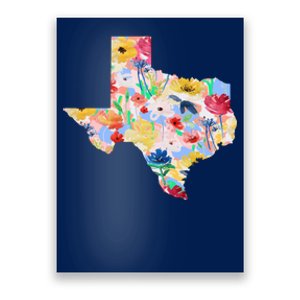 Flower Texas State Floral Design Poster