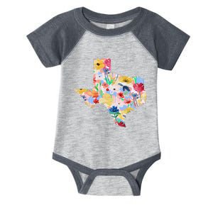 Flower Texas State Floral Design Infant Baby Jersey Bodysuit