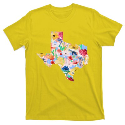 Flower Texas State Floral Design T-Shirt