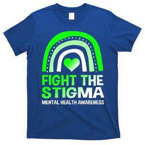 Fight The Stigma Tal Health Awareness Rainbow Cool Gift T-Shirt