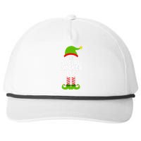 Funny The Social Worker Elf Christmas Matching Family Party Snapback Five-Panel Rope Hat