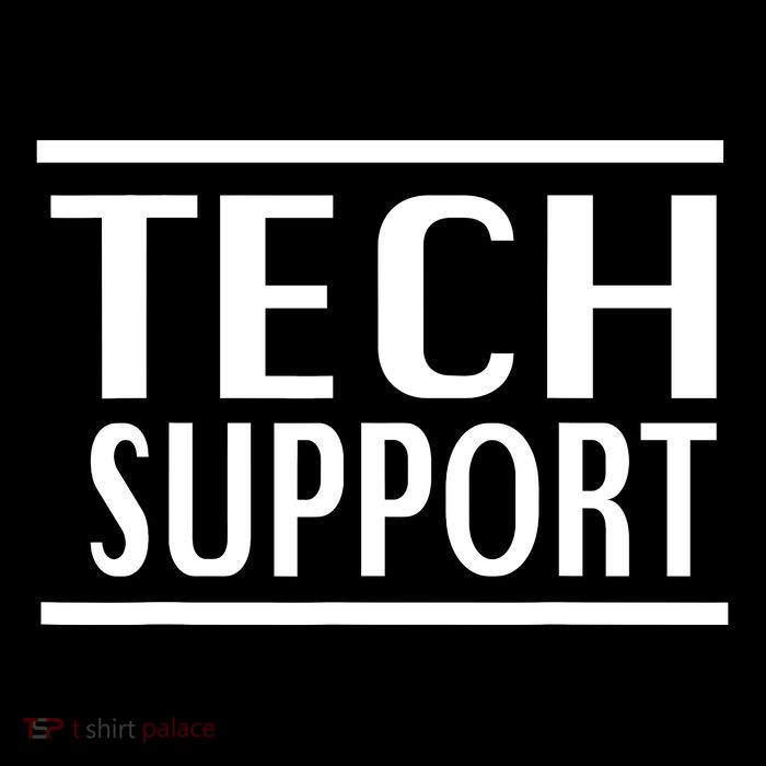 Funny Tech Support Drawstring Bag