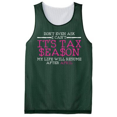 Funny Tax Season Accountant Taxation Gift Mesh Reversible Basketball Jersey Tank