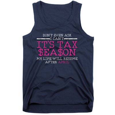 Funny Tax Season Accountant Taxation Gift Tank Top