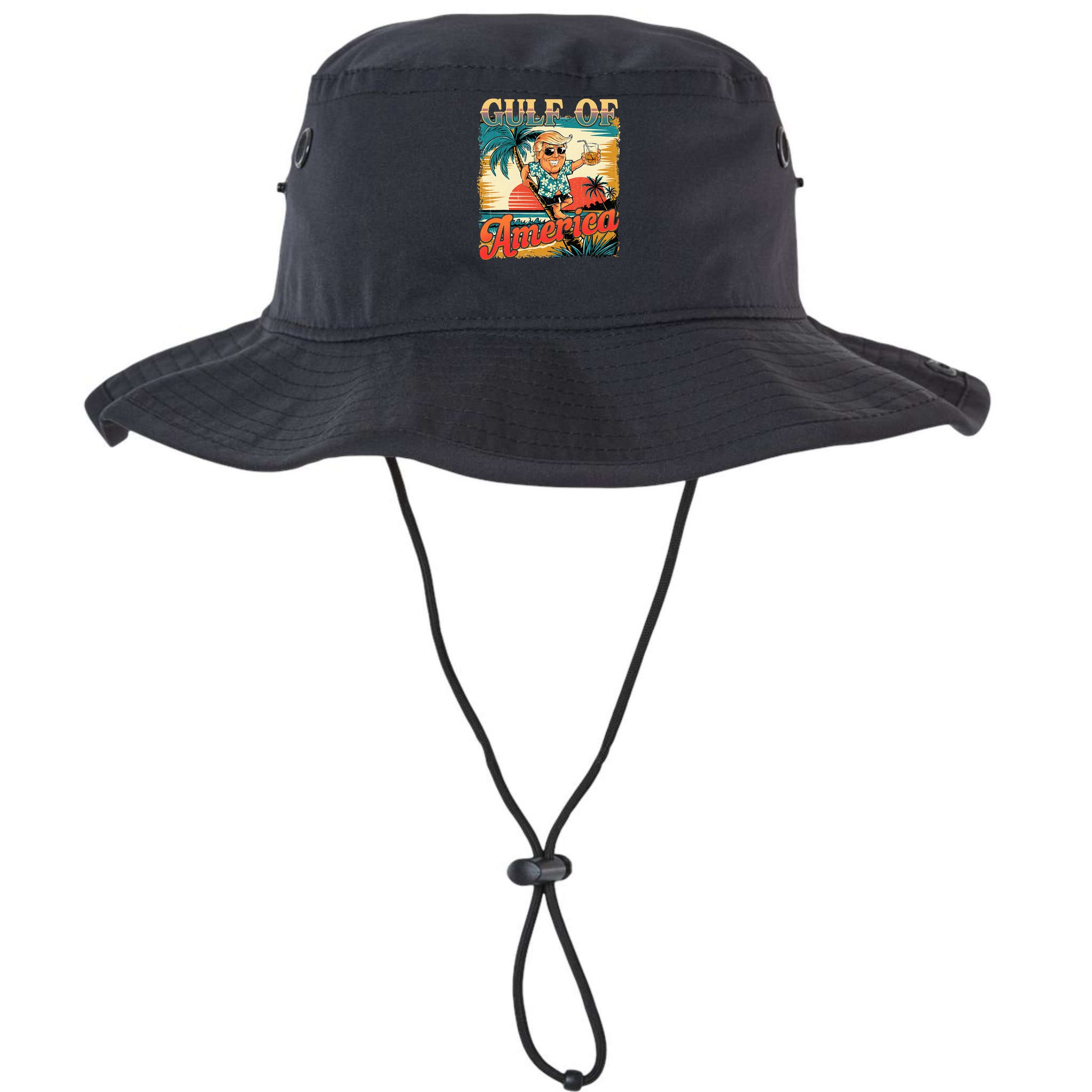 Funny Trump Shirt Gulf Of Us America Est 2025  Bucket Hat