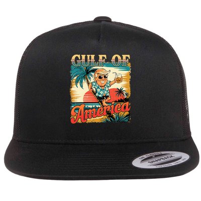 Funny Trump Shirt Gulf Of Us America Est 2025  Flatbill Hat