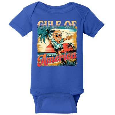 Funny Trump Shirt Gulf Of Us America Est 2025  Baby Bodysuit
