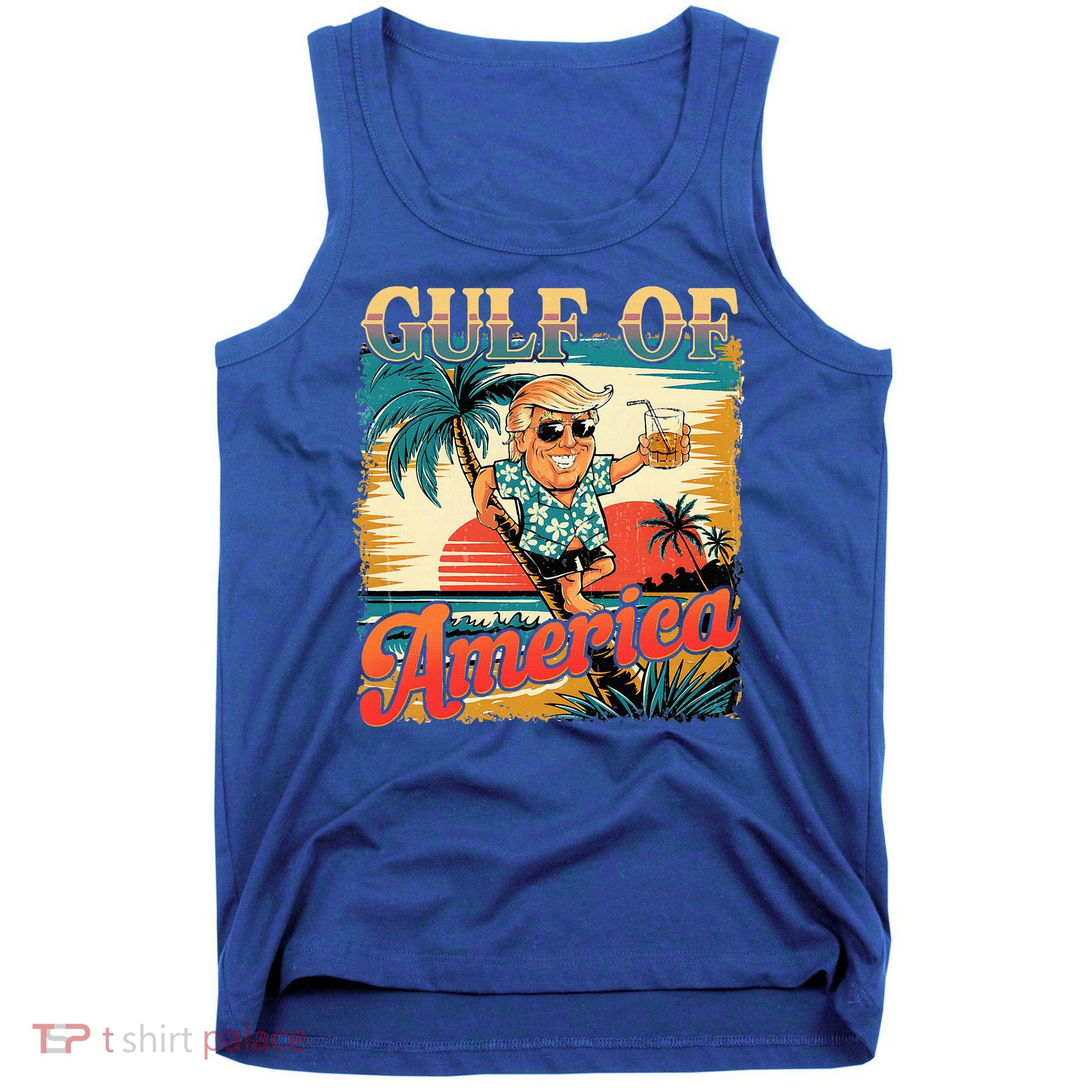 Funny Trump Shirt Gulf Of Us America Est 2025  Tank Top