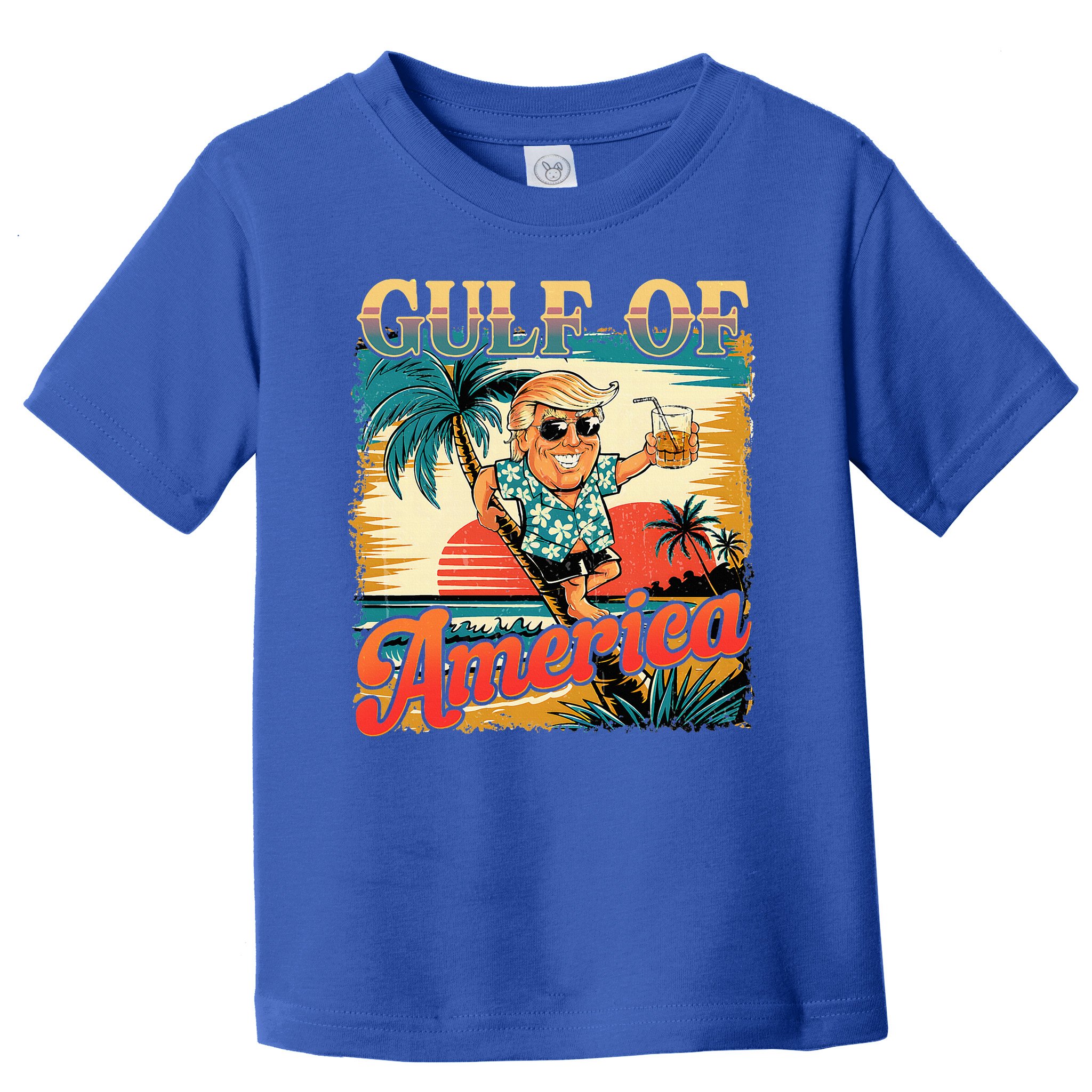 Funny Trump Shirt Gulf Of Us America Est 2025  Toddler T-Shirt