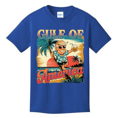 Funny Trump Shirt Gulf Of Us America Est 2025  Kids T-Shirt