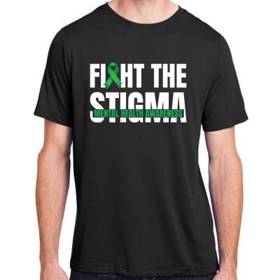 Fight The Stigma Tal Health Awareness Ribbon Gift Adult ChromaSoft Performance T-Shirt